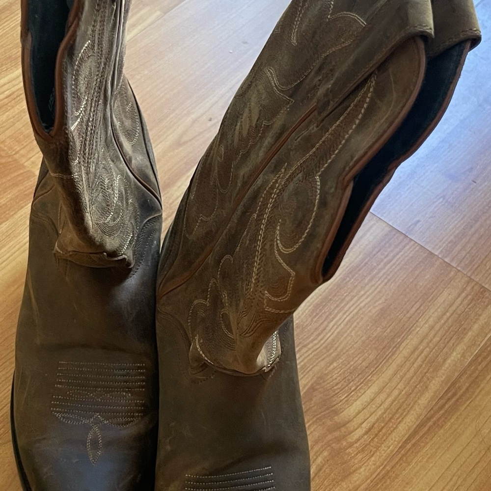 Women’s J.B. Dillon Brown Cowboy Boots 10B